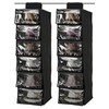 Garvee 2-Pack Hat Racks with Dust Cover, 6 Shelf Hanging