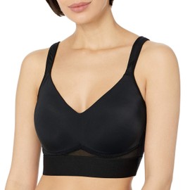 Rhonda Shear Women's Molded Cup Bra, Black, XL