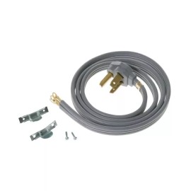 Ez FLO Clothes Dryer Power Cord 3 Prong Wire 30 Amp 5' Foot 10/3 Gauge Wire Heavy Duty