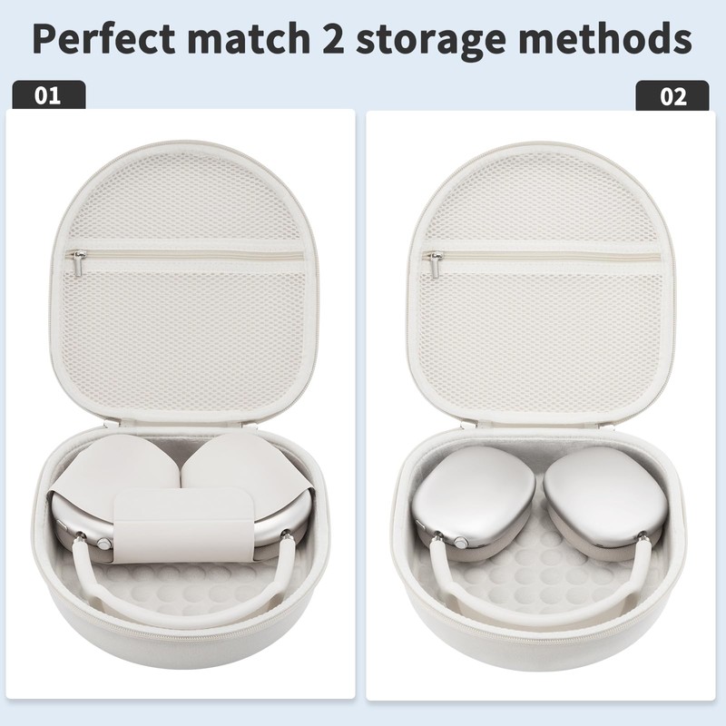 Case for Airpods Max Headphones, Travel Portable Headphone Hard Case