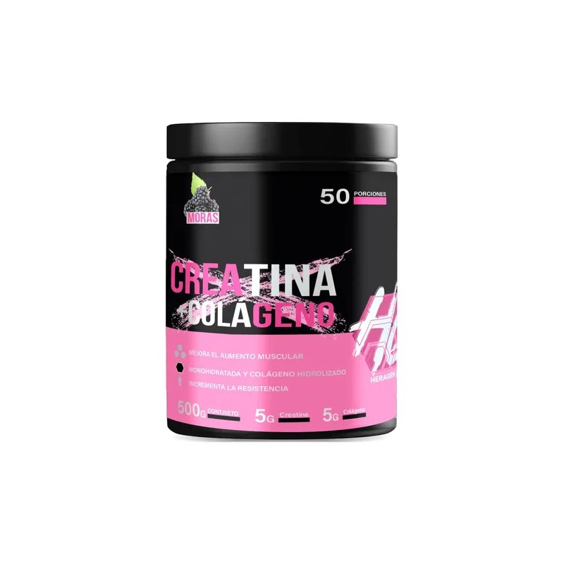 Suplemento Monohidratada Creatina Colágeno Heragen 500g