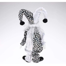 Taotenish Clown Doll Clown Model Porcelain Doll Circus Props Delicate Arts Crafts for Home Decoration Desk Ornaments - Style C