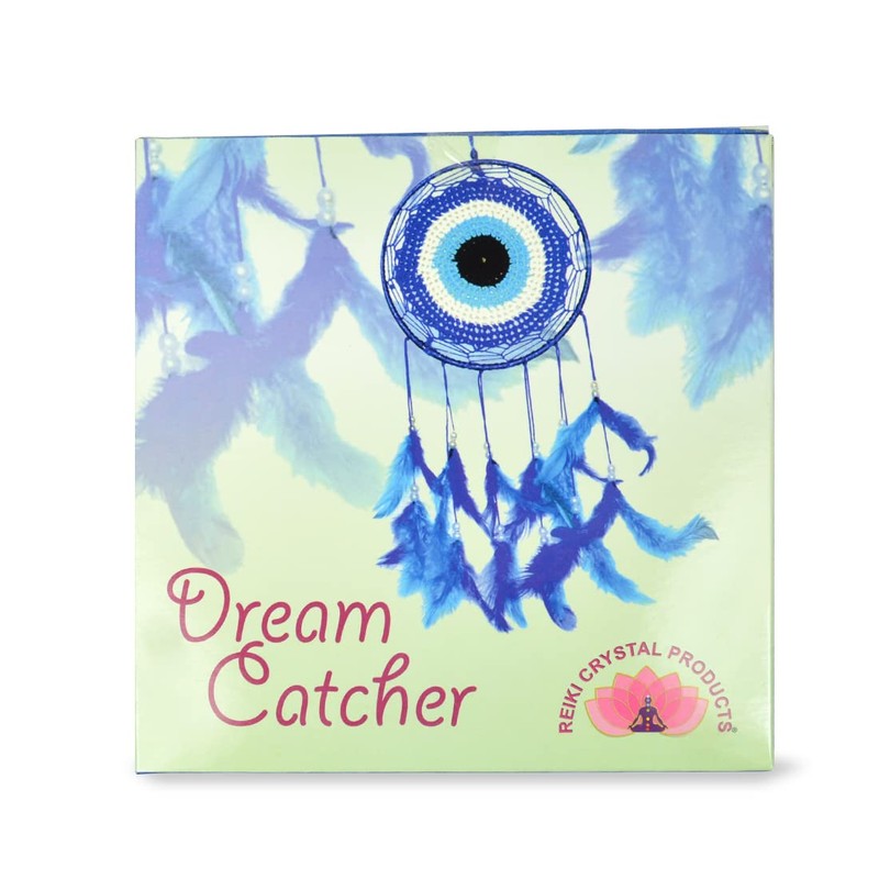 Reiki Crystal Products Evil Eye Dream Catcher Wall Hanging for