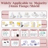 2PCS Flange Insert 19mm Compatible with Momcozy M9/M6/M5/S12 Pro/S9 Pro/Medela/Spectra/Bellababy/Lansinoh/Elvie/Nuliie/KISSBOBO/ANWIKE