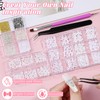 4 Boxes 3D Bow & Flower Nail Charms and Gems,