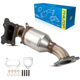 PHILTOP High Flow Catalytic Converter Fit for 2013-2017 Accord 2.4L，2015-2016 CR-V 2.4L，2018 TLX 2.4L Direct-Fit Stainless Steel Catalytic Converter OE 16827