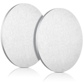 Yaocom 2 Pcs 1/4" X 6" Aluminum Disc Round Aluminum Sheets and Plates, 6061 Aluminum
