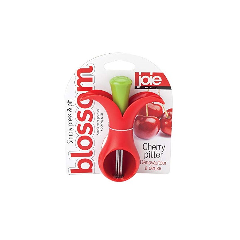 Joie Blossom Cherry Pitter, Remove Pits with Precision and Ease,