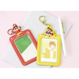 Tees Factory Crayon Shin-chan KS-5541731SH Photo Frame Key Chain Shinnosuke & Sunflower W 5.6 x H 3.0 inches (14.2 x 7.5 cm)