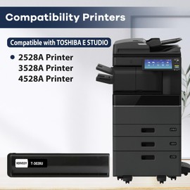 Verveoy T3028U T-3028U T3028UK High Yield Black Toner Cartridge Compatible for Toshiba T-3028U for E-Studio 2528A 3528A 4528A Printer (1-Pack, Black)