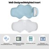 CLOUDS RAINFALL Weighted Sleep Mask for Women & Menwith Adjustable