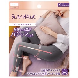 Slim Walk Compression Leggings Skinny Roomwear Gray M Compression Leggings AskDoctors Pajamas Telework