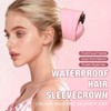 Waterproof Hair Sleeve for Long Hair, Crown Washing Shower Cap