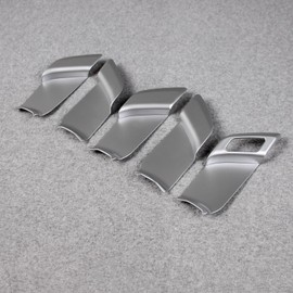 RUIQ Toyota New Prius 60 Series Interior Front Rear Inner Door Handle Garnish Designed for Toyota Prius (Satin Silver)