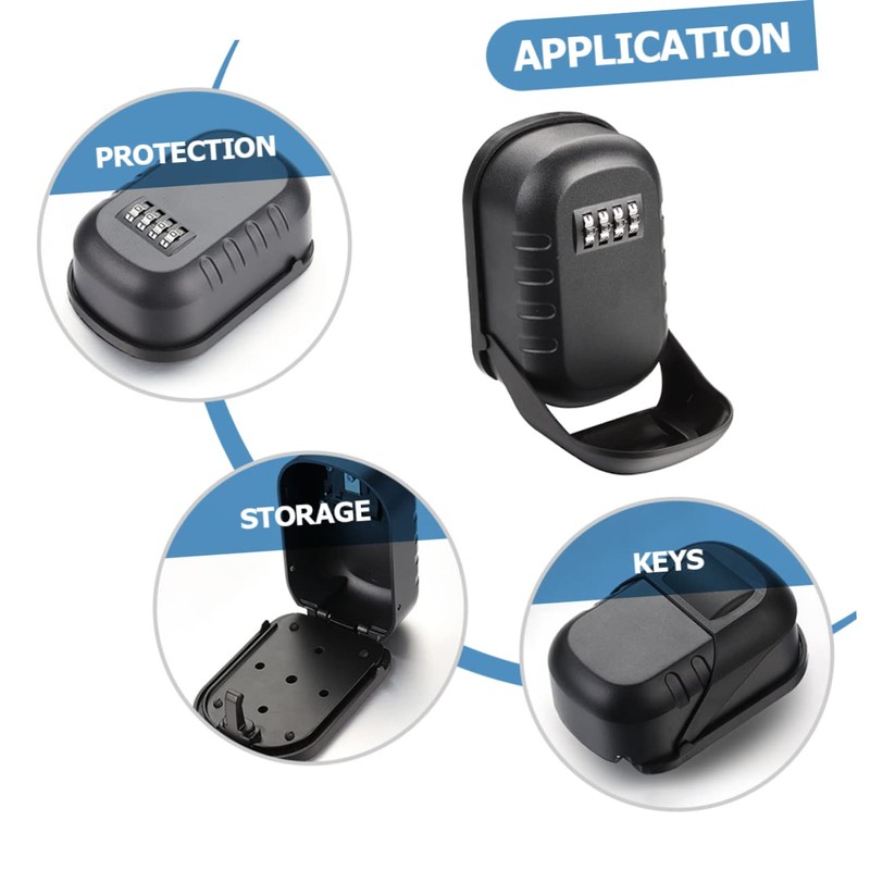 Operitacx Box Car Key Case Square Locker Holder Key Compartment