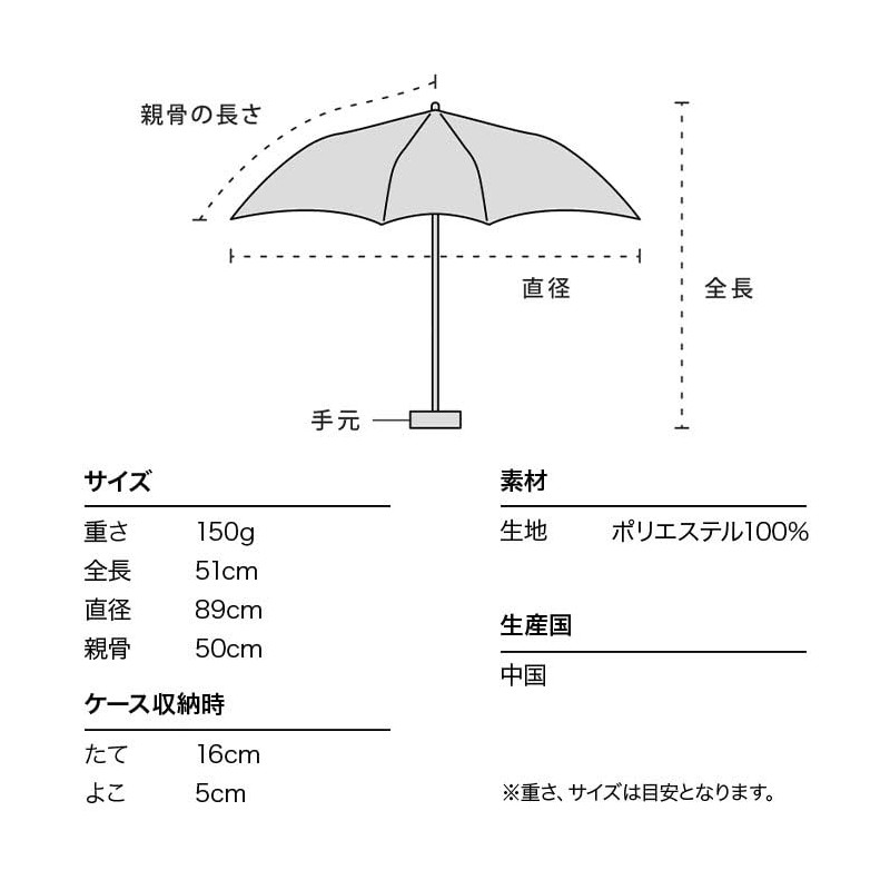 [2024] Wpc. CO03-001-002 Rain Umbrella, Baby Umbrella, Solid Cloudy Ribs,