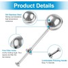LEIAOLY Baker's Dusting Wand for Sugar, Flour and Spices, Stainless