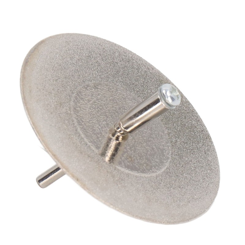 10PCS Thin Diamond Cutting Disc with Rod Round Grinding Sanding