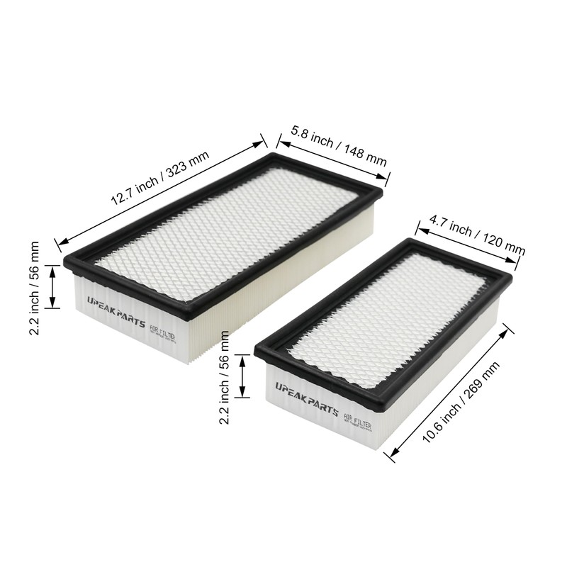 265-6618 265-6619 Cabin Air Filter Kit Inner & Outer Combo