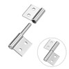sourcing map 2inch Long Steel Small Slip Joint Flag Hinge