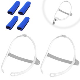 2 Packs Replacement Frame Headgear Assembly for Swift FX| Including 2 Frame &2 Headgear and 4 pcs Strap Covers, Great-Value Supplies by Medihealer.