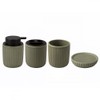 Present Time Bathroom Accessory Set Neat - Grayed Jade (PT3922GR)