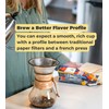 Quell Reusable Stainless Steel Coffee Filter for Chemex – Perfect