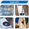 Seept 320PCS Black Pop Rivet washers Assortment kit for Black