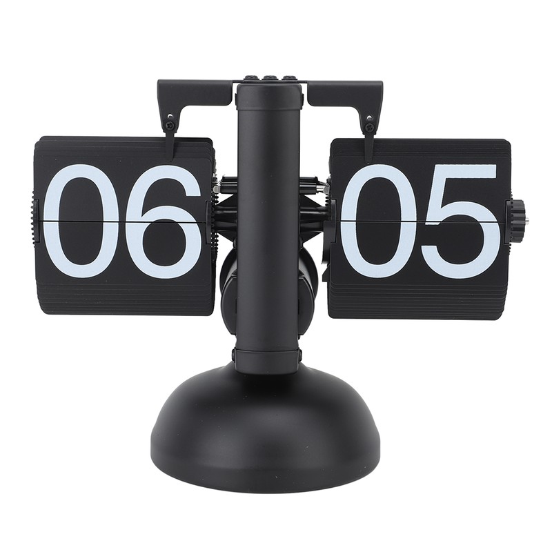 Flip Clock Large Number Battery Powered 304 Stainless Steel Tabletop