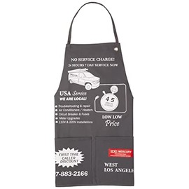 Keystone Mercury Vintage Apron Gray Garage ME052434
