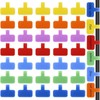 Cable Labels Cable Labelling Reusable Pack of 35 White Writable