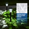 GIGALUMI 8 Pack Solar Lights Outdoor, Solar Pathway Lights with