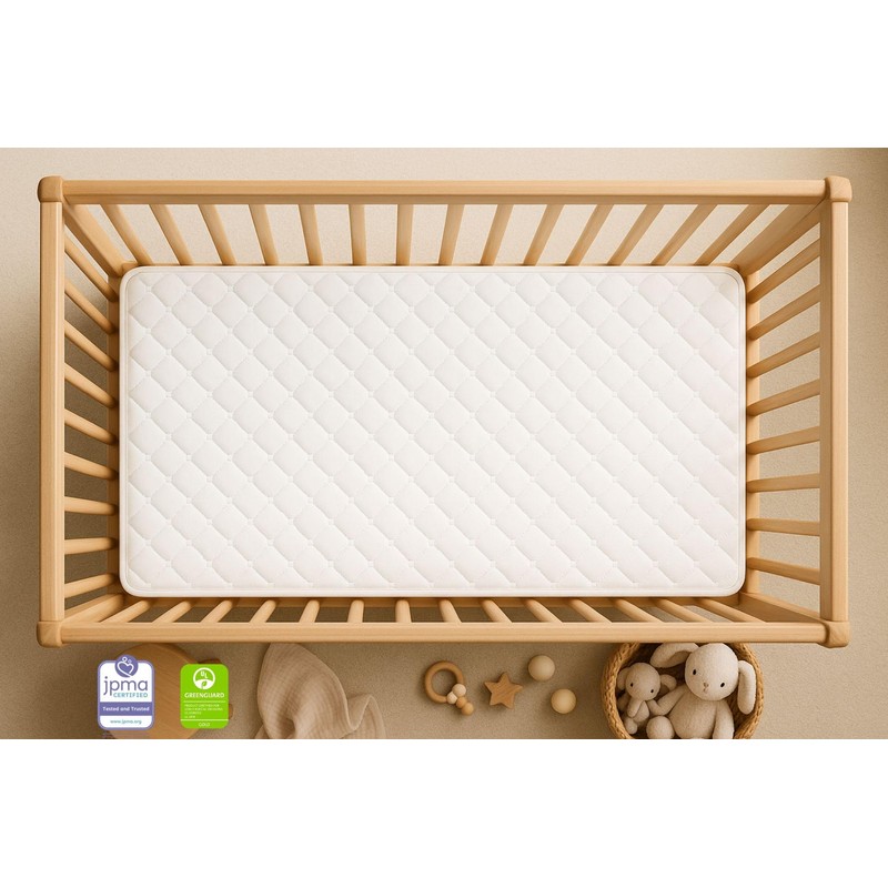 Dream On Me Luna Haven 2" Cradle Mattress, Waterproof Cover,