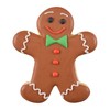 R & M International 8014 Gingerbread Man Shaped Tinplated Steel