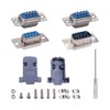 VooGenzek 5 Sets DB9 Connectors with DB9 Plastic Housing Cover,