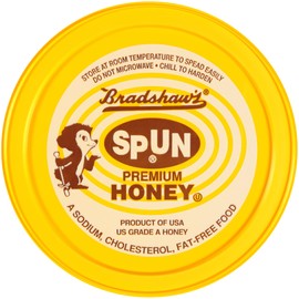 Bradshaw’s Spun USA Clover Honey, 12 Ounce Bradshaw’s Premium Clover Honey From USA Beekeepers