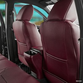 Leather Seat Covers Custom Fit for Tacoma Gen 3rd (2016-2023) Double & Crew Cab, for SR, SR5, Limited, TRD Pro, TRD Sport, TRD Off-Road, Trail Special Edition - Fully Covered
