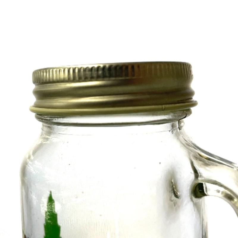 Colorado Glass Stash Jar Souvenir with Lid