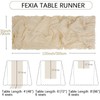 Cheesecloth Table Runner, Beige Cheesecloth Table Runner, Boho Gauze Cheese