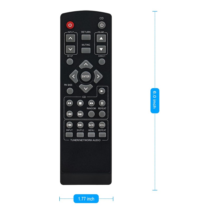 Replacement Remote Control RC-968S Applicable for Onkyo A-9110 Home Audio