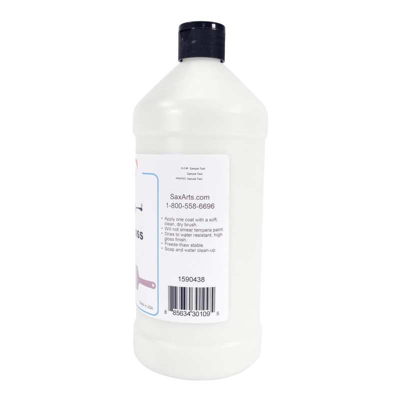 Sax Tempera Varnish, Gloss Finish, Quart