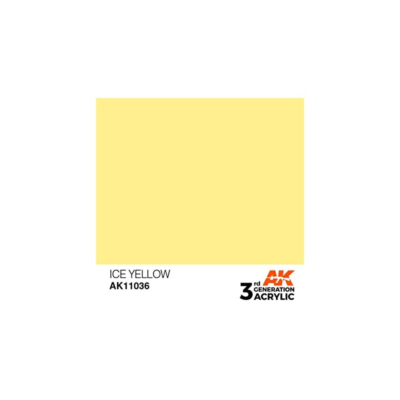 AK Interactive 3rd Gen Acrylic Ice Yellow 17 ml
