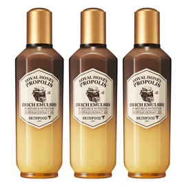 Skinfood Royal Honey Propolis Enrich Emulsion, 160ml, 3 pieces / 스킨푸드 로열허니 프로폴리스 인리치 에멀전, 160ml, 3개