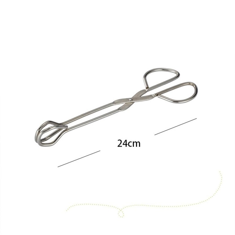 UPKOCH Barbecue Tongs, Length: 24 cm, Stainless Steel