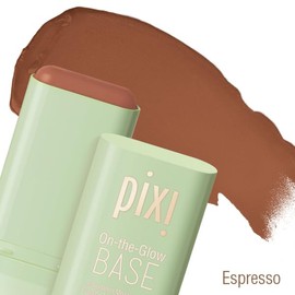 Pixi Beauty On-the-Glow Base| Tinted Moisturizer Foundation Stick | Espresso: : Rich, deep neutral shade| 0.6 oz / 19g