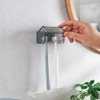 2 PCS Toothbrush Holder Wall Mounted with Cover for Bathroom,