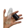 ZQDZYIE 2Packs Glass Roller Bottles 30ml/1 Oz Plastic Roller Ball
