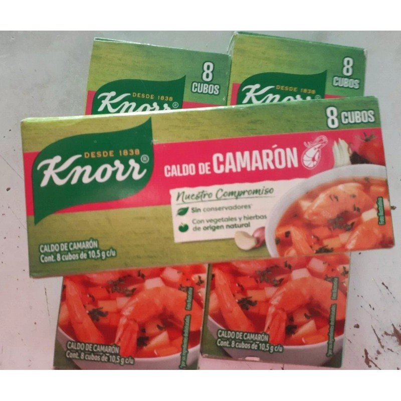 Knorr 3 Pack Knorr Camaron Bouillon Cubes (8 cubes per