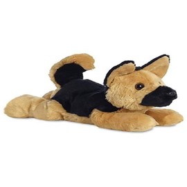 Aurora, 31536, Flopsies German Shepard Dog, 12In, Soft Toy, Brown