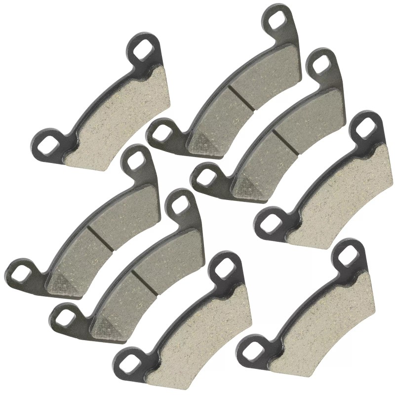 Caltric Front & Rear Brake Pads for Polaris Ranger Crew